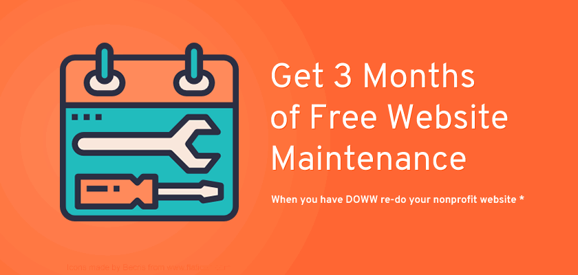 free website maintenance offer