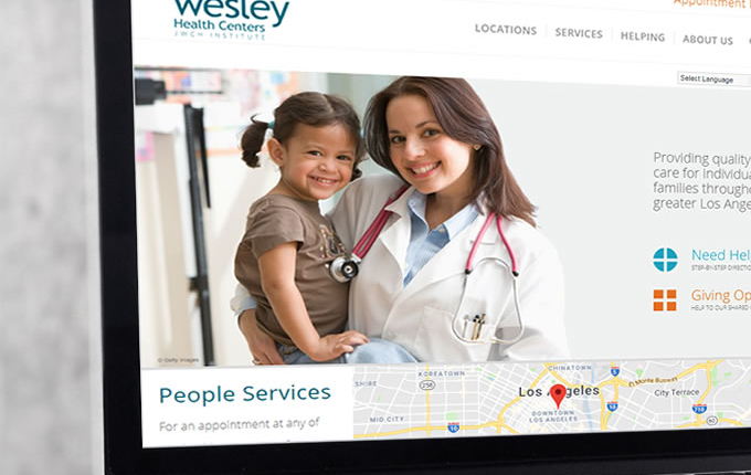 website design for healthcare